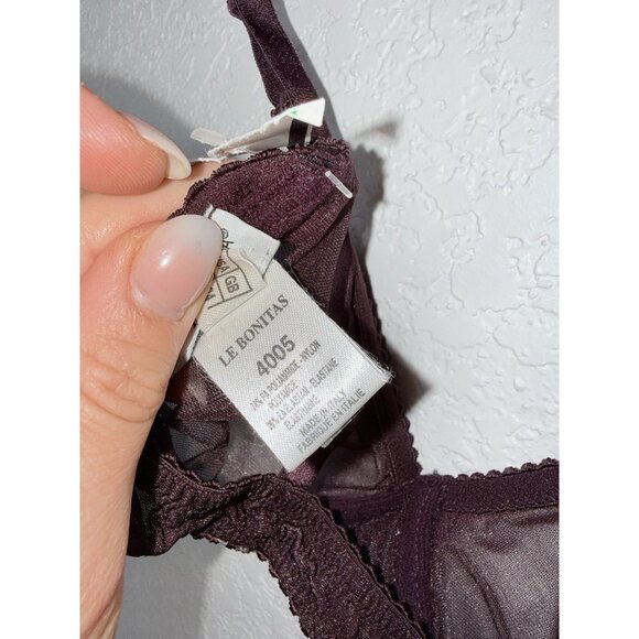 Dolce & Gabbana Intimo NEW Bra Mesh Made In Italy Size 32 B New Old Stock X - Picture 6 of 7